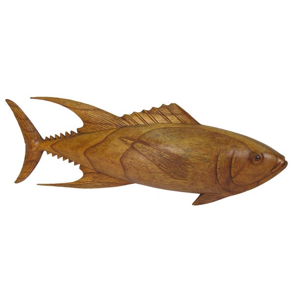 Wooden Tuna Fish 50Cm - Click Image to Close